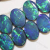 7.42 Cts Australian Opal Doublet Stone Cabochon 9Pcs 7X5