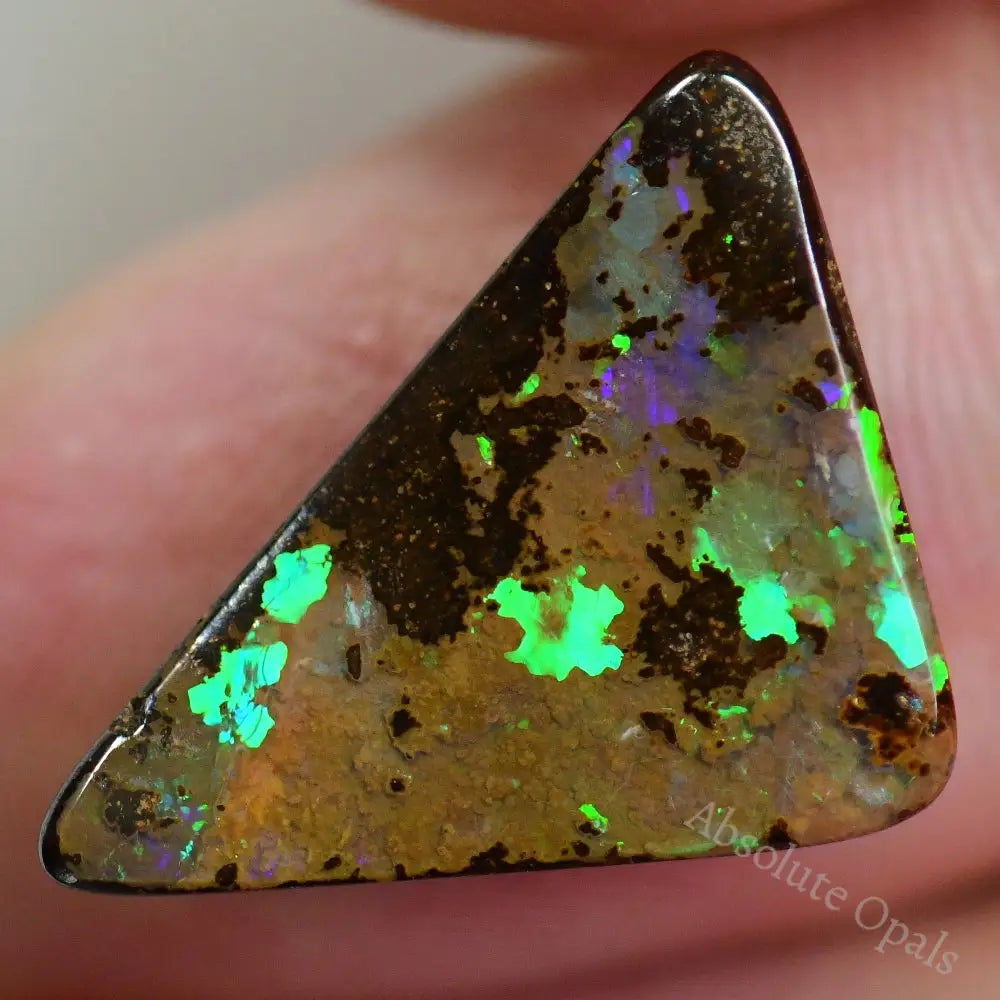 7.65 Cts Australian Boulder Opal Cut Stone