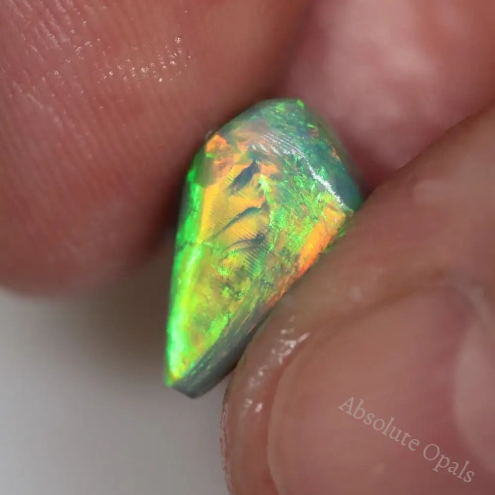 7.69 Cts Australian Solid Rough Opal Lightning Ridge Loose Rub