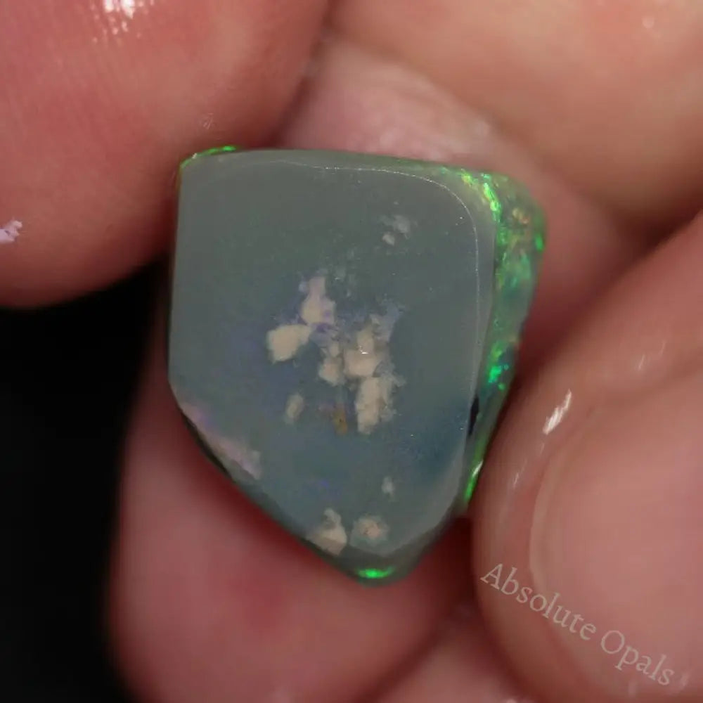 7.69 Cts Australian Solid Rough Opal Lightning Ridge Loose Rub