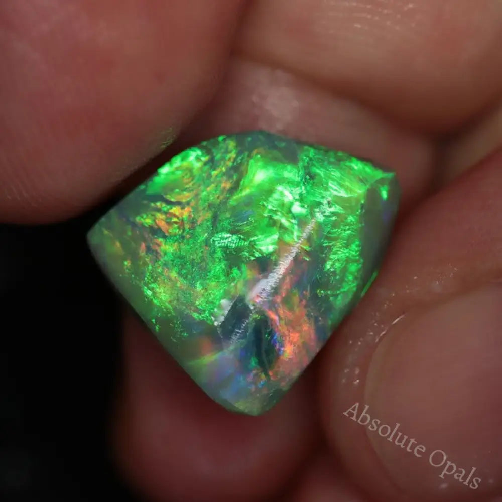 7.69 Cts Australian Solid Rough Opal Lightning Ridge Loose Rub