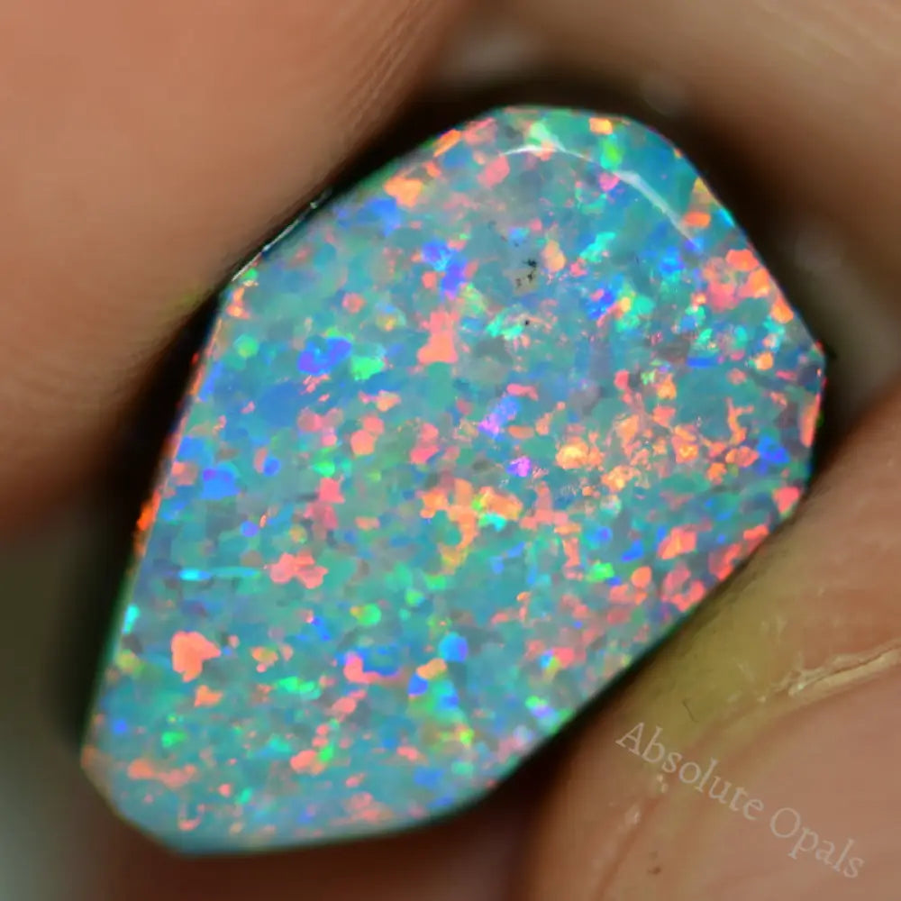 7.9 Cts Australian Opal Doublet Stone Rub Lightning Ridge