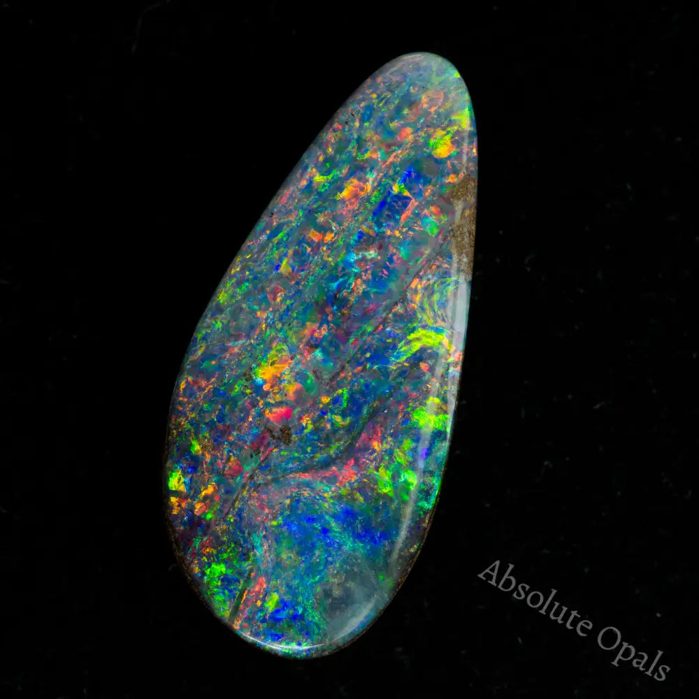 Australian Boulder Opal, Cut Stone