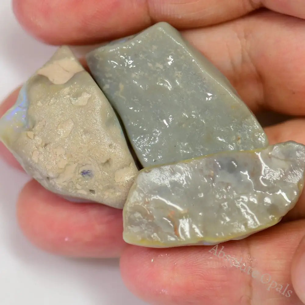 70.35 Cts Australian Rough Opal Parcel Lightning Ridge For Carving
