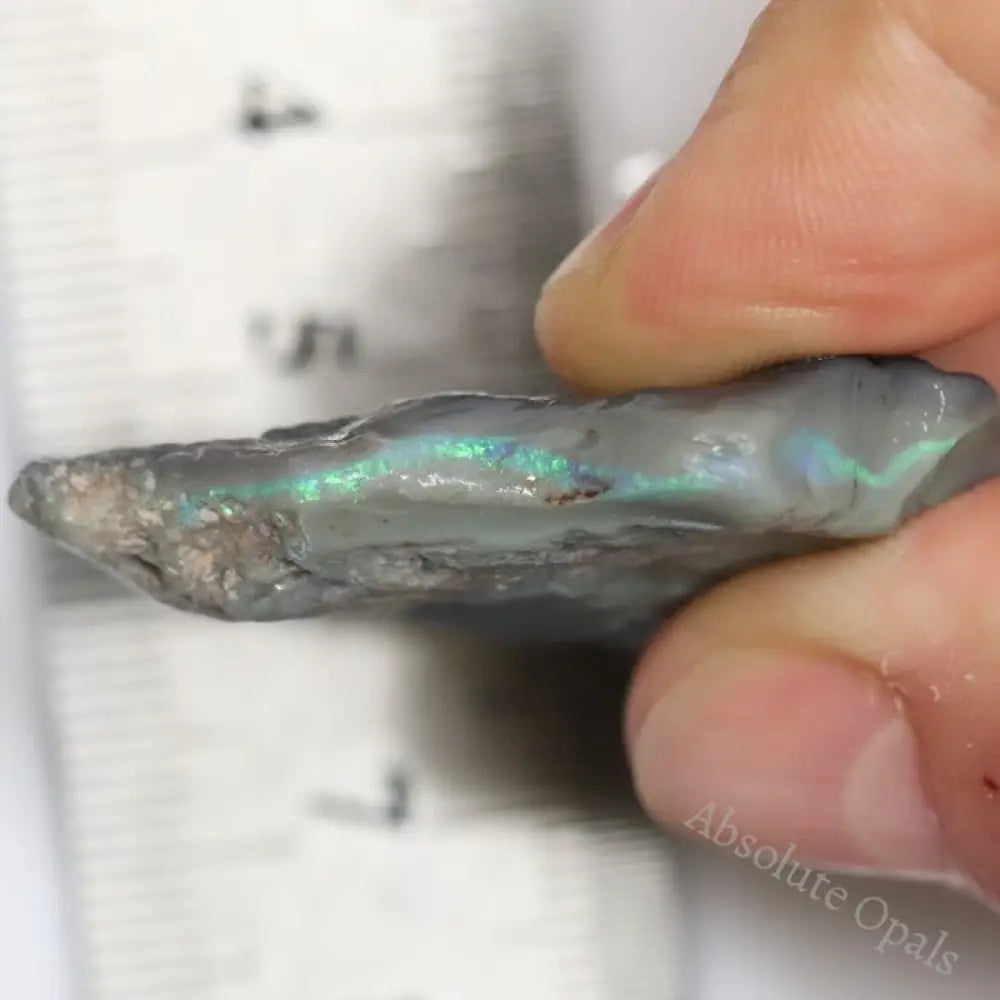 71.55 Cts Australian Lightning Ridge Black Opal Rough For Carving