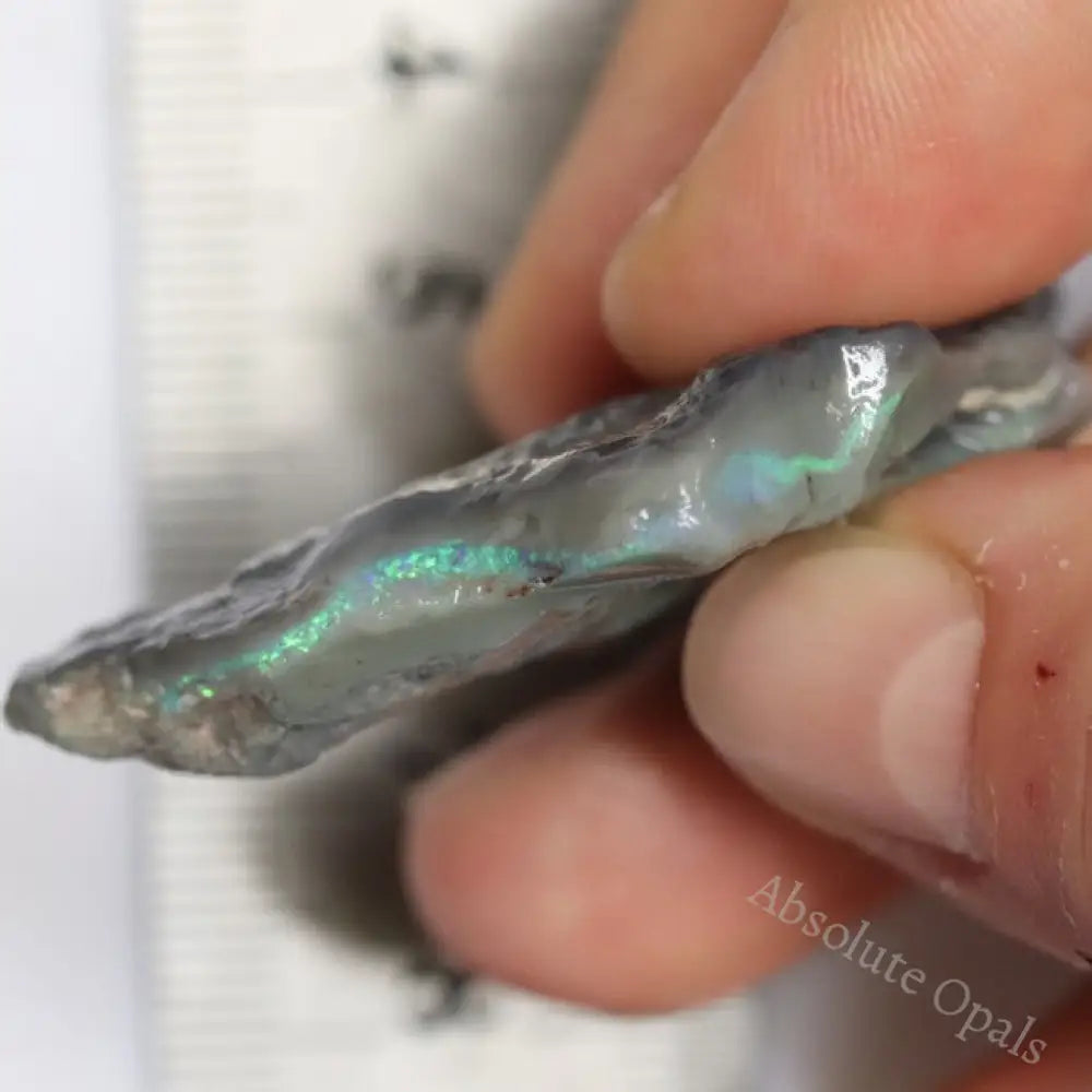 71.55 Cts Australian Lightning Ridge Black Opal Rough For Carving