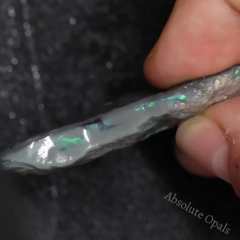71.55 Cts Australian Lightning Ridge Black Opal Rough For Carving