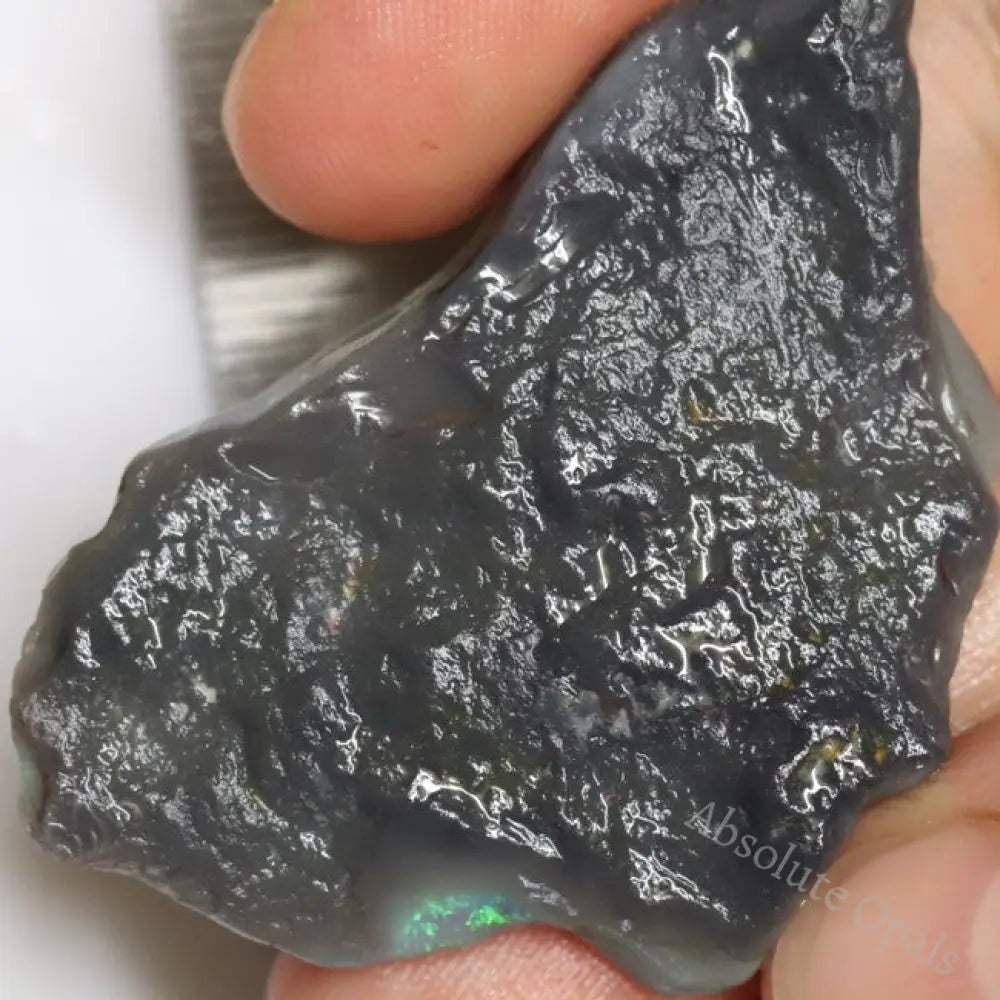 71.55 Cts Australian Lightning Ridge Black Opal Rough For Carving