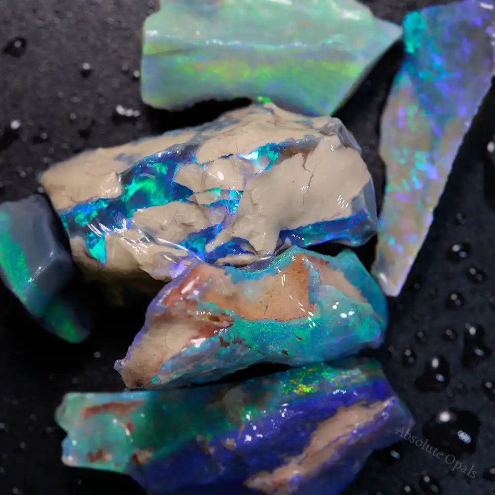 79.0 cts Rough Opal Parcel Lightning Ridge Rough Opal