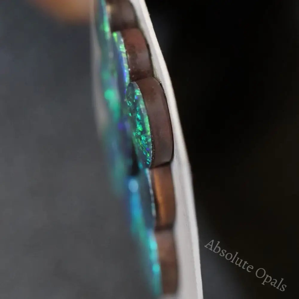 8.0 Cts Australian Opal Doublet Stone Cabochon 9Pcs 7X5