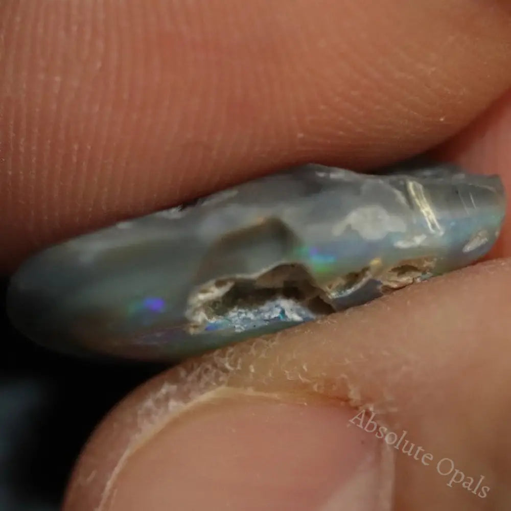 8.25 Cts Australian Opal Rough Lightning Ridge Polished Specimen
