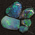 8.3 Cts Australian Rough Black Opal Parcel Rubs Lightning Ridge Cmr