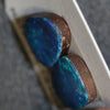 8.30 Cts Australian Opal Doublet Stone Cabochon 2Pcs