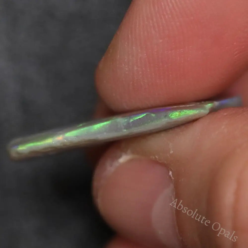 8.95 Cts Australian Semi Black Opal Rough Lightning Ridge Polished Specimen
