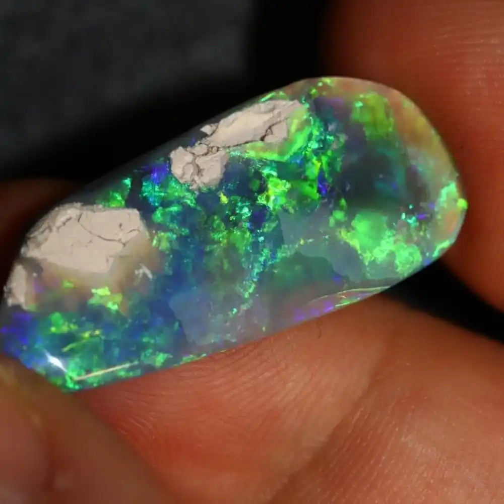  Australian Black Opal Rough Lightning Ridge Polished Specimen