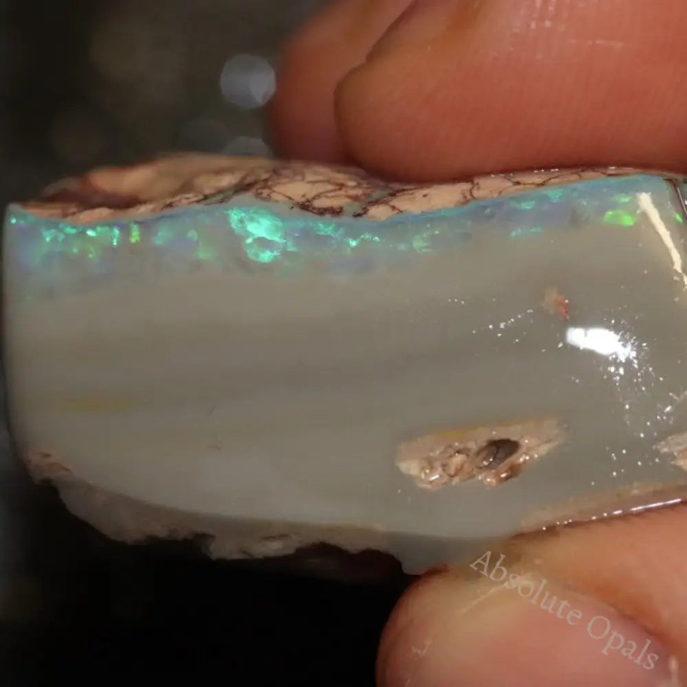80.0 Cts Australian Semi-Black Opal Rough Lightning Ridge
