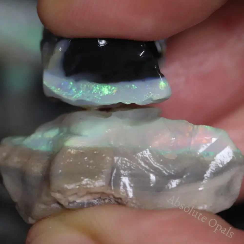 Australian Solid Semi Black Opal Rough, Lightning Ridge Parcel