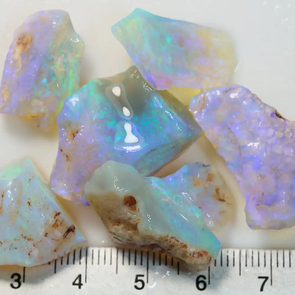 82 cts Rough Opal Parcel Lightning Ridge for Solid Doublet or Inlay Rough Opal