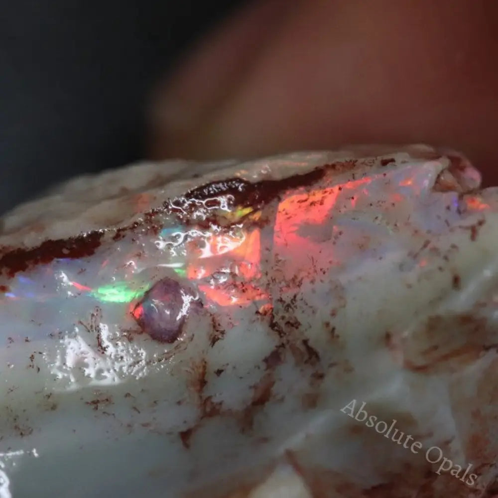83.80 Cts Australian Semi Black Opal Rough Lightning Ridge Gem Stone