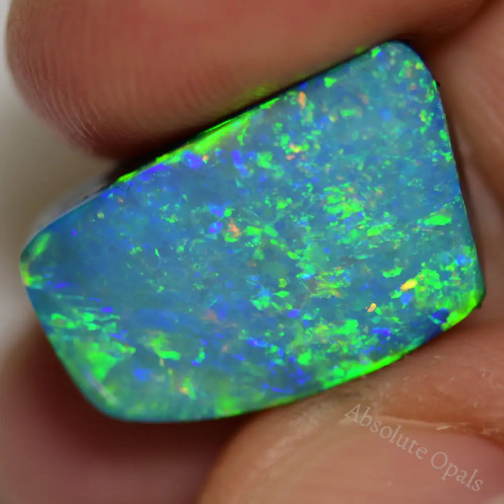 9.5 Cts Australian Opal Doublet Stone Rough Rub Lightning Ridge