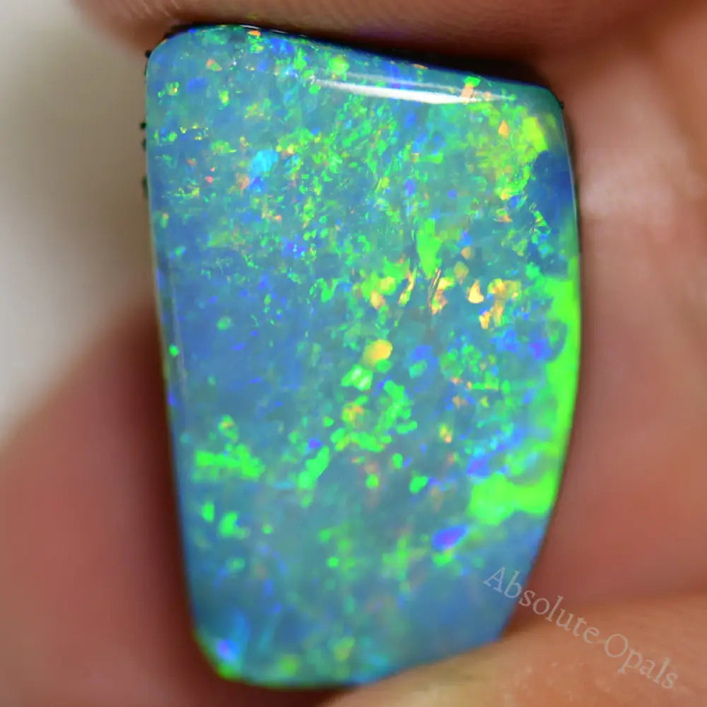 9.5 Cts Australian Opal Doublet Stone Rough Rub Lightning Ridge