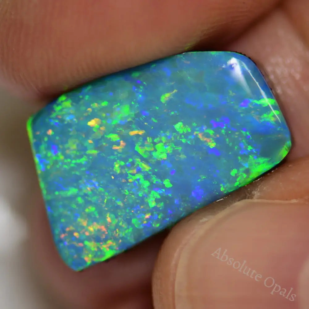 9.5 Cts Australian Opal Doublet Stone Rough Rub Lightning Ridge