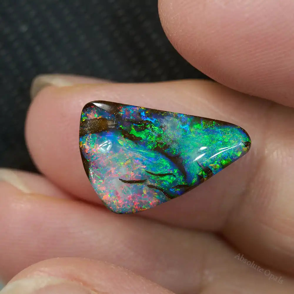 9.62 cts Boulder Opal Cut Stone Boulder Opal