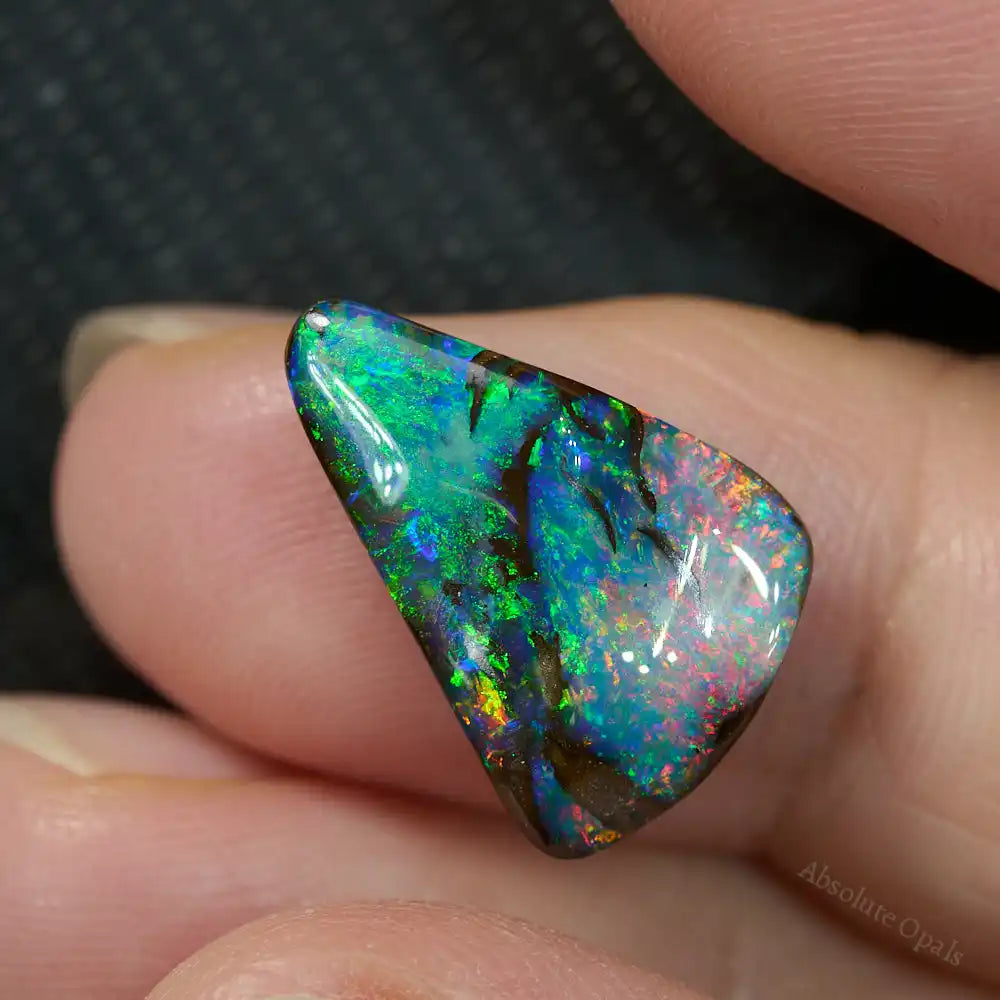 9.62 cts Boulder Opal Cut Stone Boulder Opal