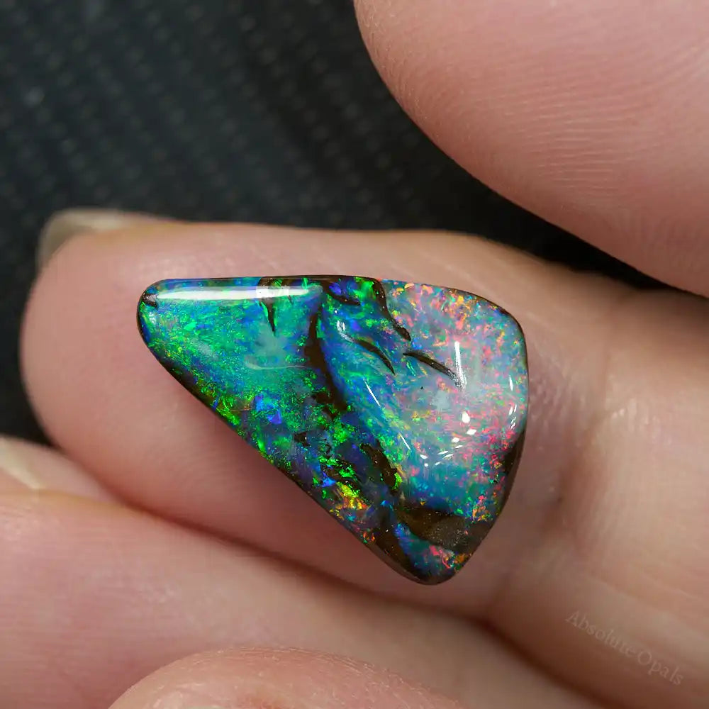9.62 cts Boulder Opal Cut Stone Boulder Opal
