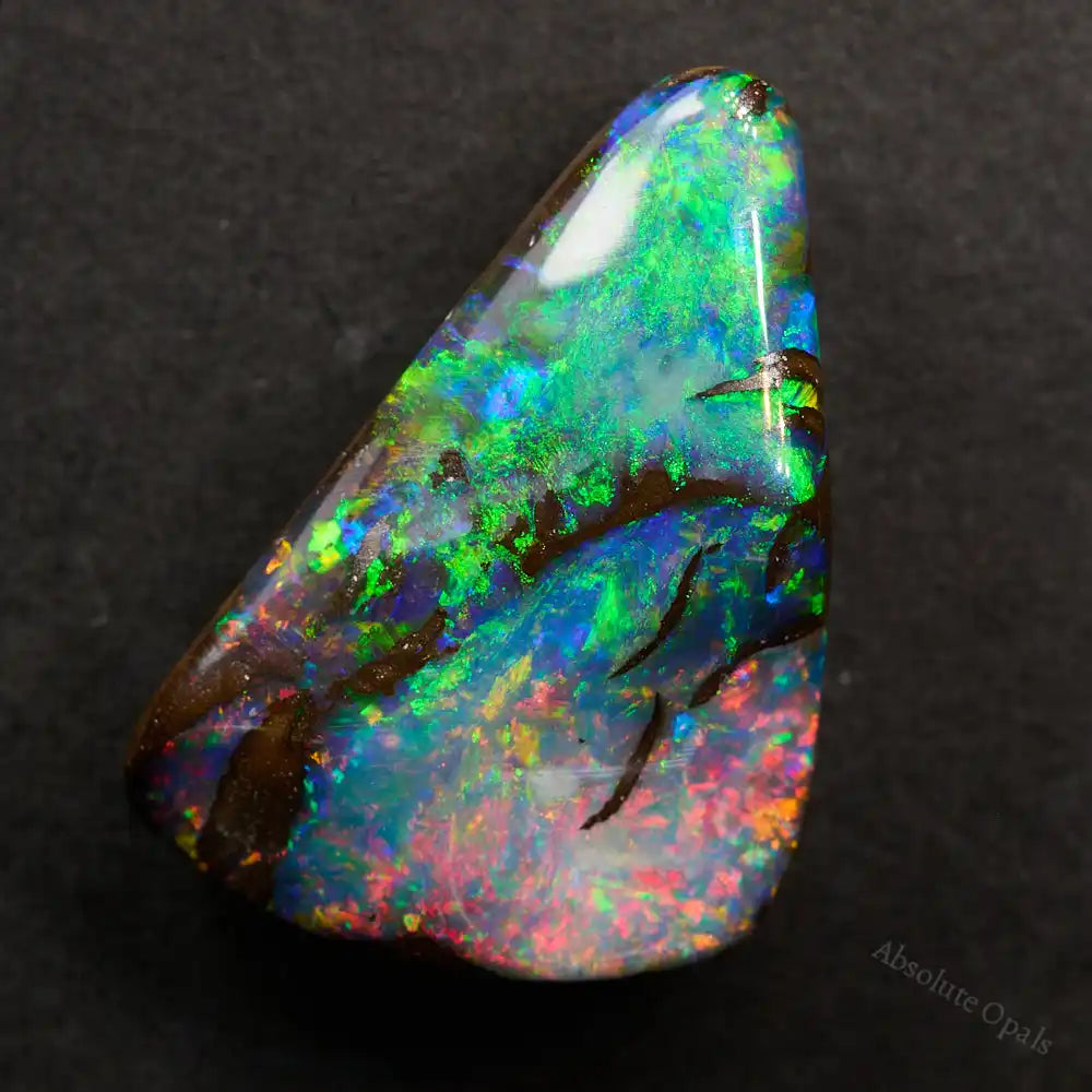 9.62 cts Boulder Opal Cut Stone Boulder Opal