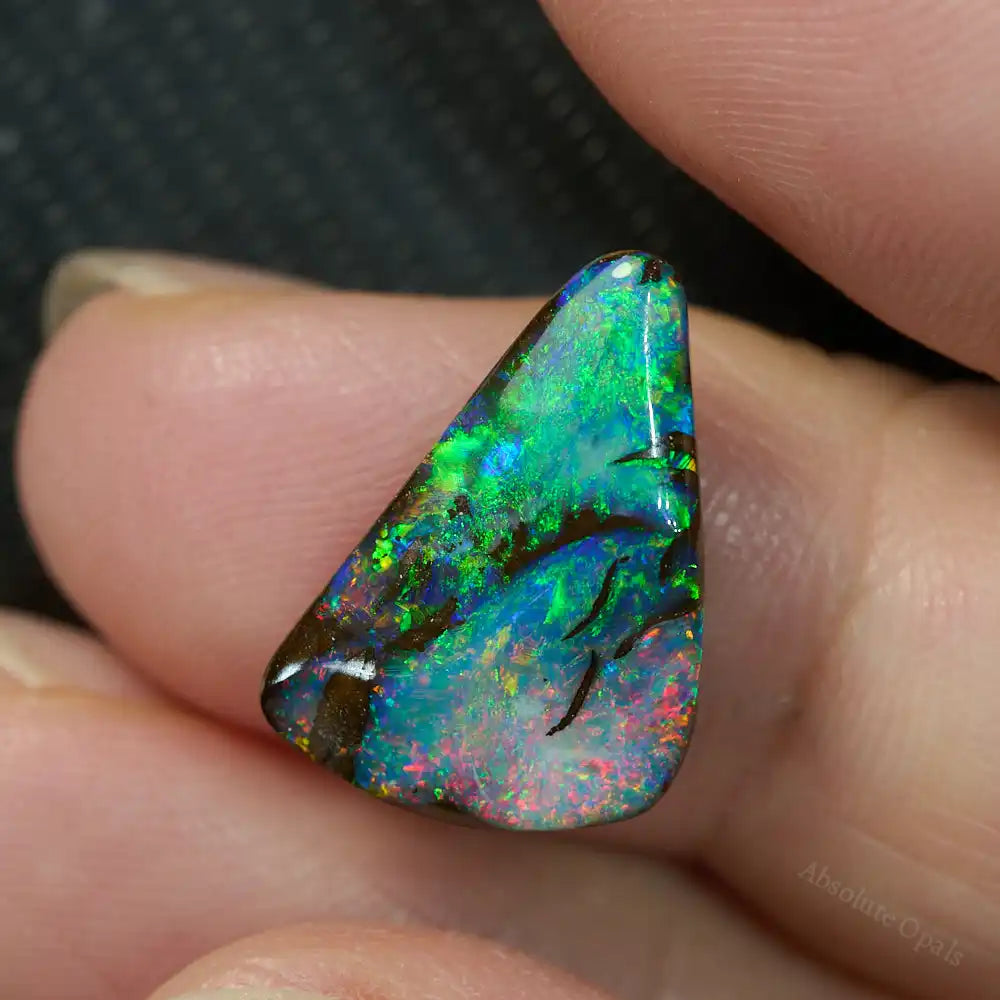 9.62 cts Boulder Opal Cut Stone Boulder Opal