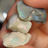 Australian Solid Semi Black Opal Rough, Lightning Ridge Parcel, Red Green Blue Stones