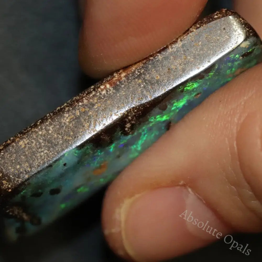90.3 Cts Australian Boulder Opal Cut Loose Stone