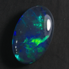 Solid Australian Black Opal