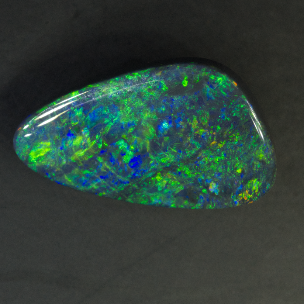 Australian Black Opal Solid Lightning Ridge Stone 