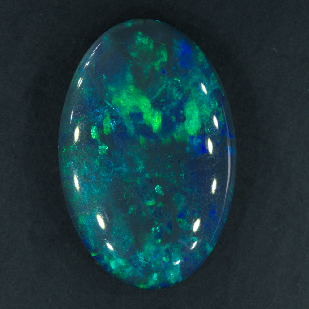Australian Black Opal Stone