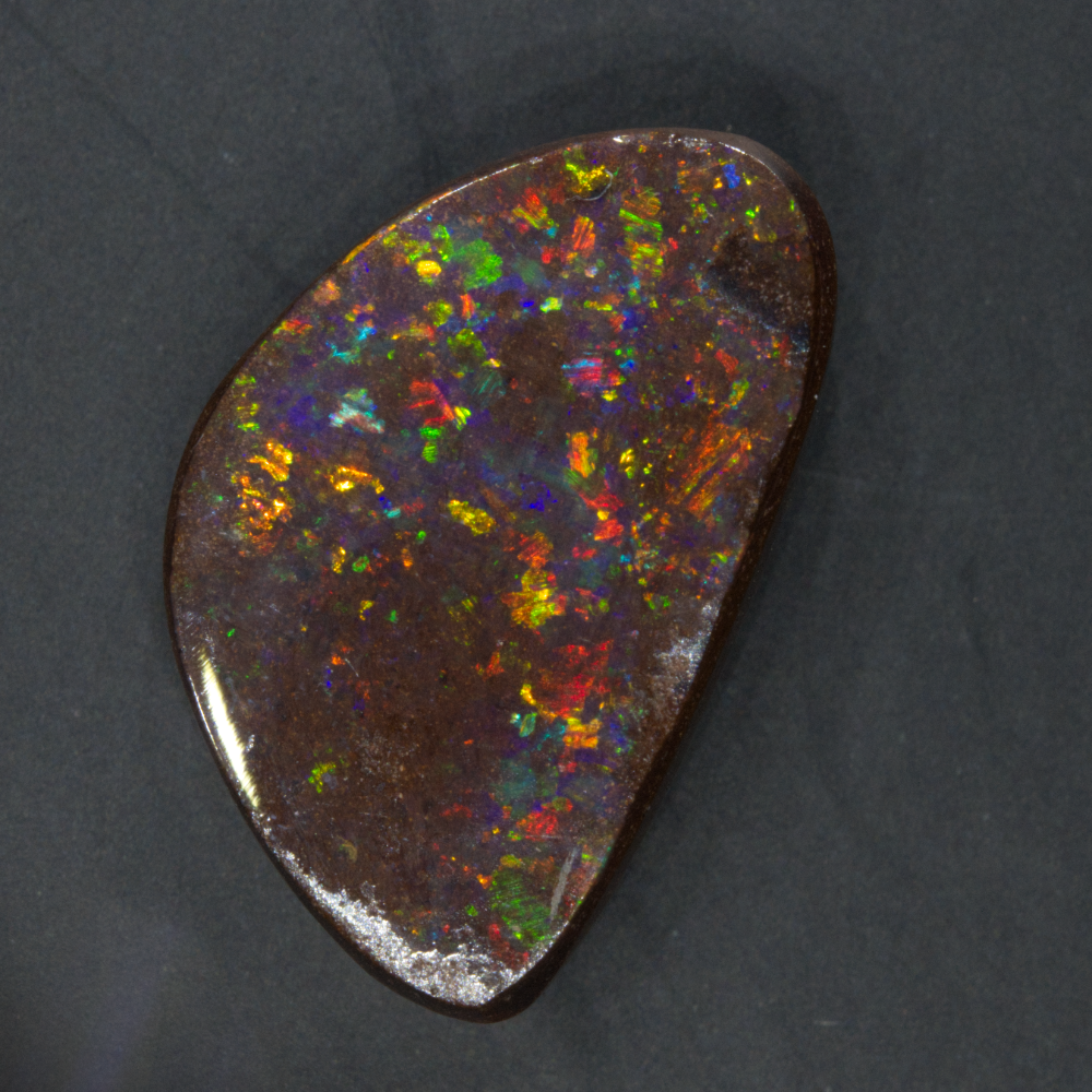 Australian cut boulder opal stone