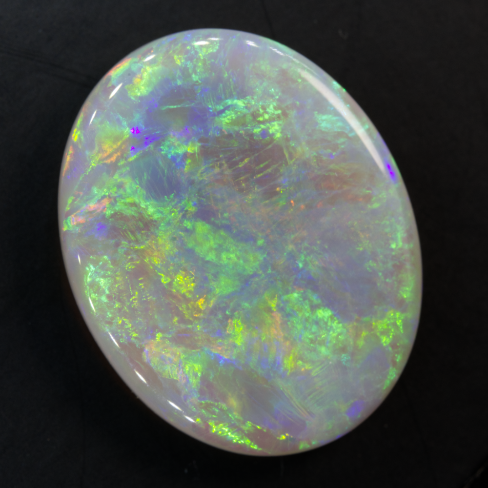 6.28 cts Australian Dark Opal Lightning Ridge Solid Stone