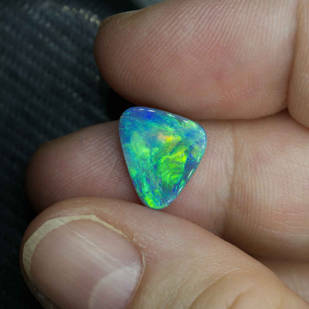 Green Dark Opal Stone