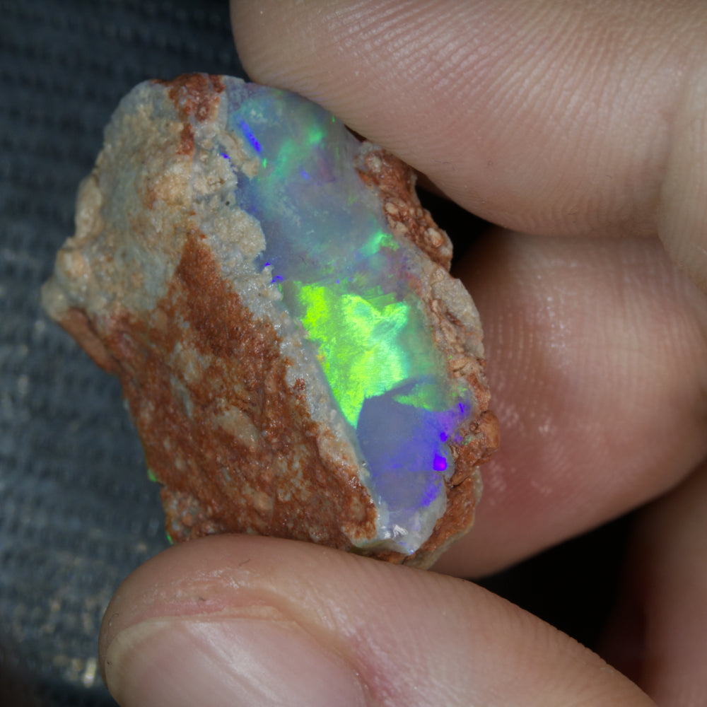 26.72 cts Australian Rough Opal Lightning Ridge