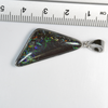 Australian Boulder Opal with Silver Pendant 
