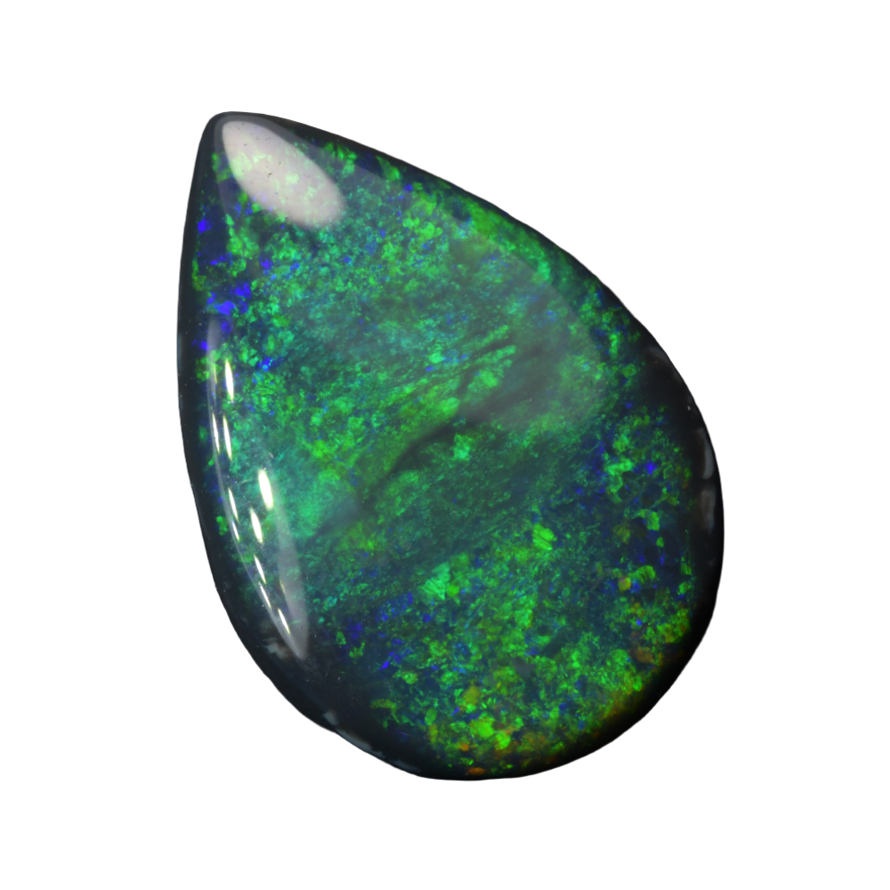 Black  Opal Lightning Ridge Solid Stone