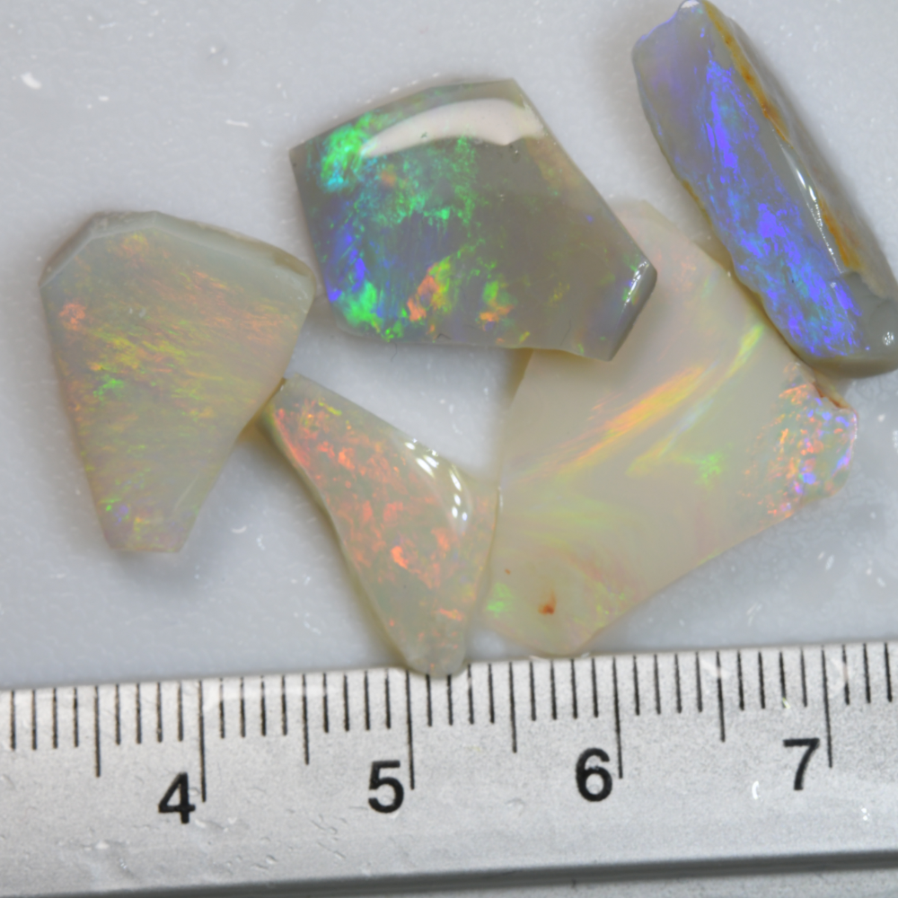 21.70 cts Rough  Opal Rubs Parcel Lightning Ridge