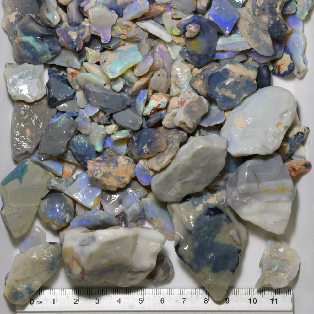 2500 cts Rough Opal Parcel Lightning Ridge - Potch and Colour