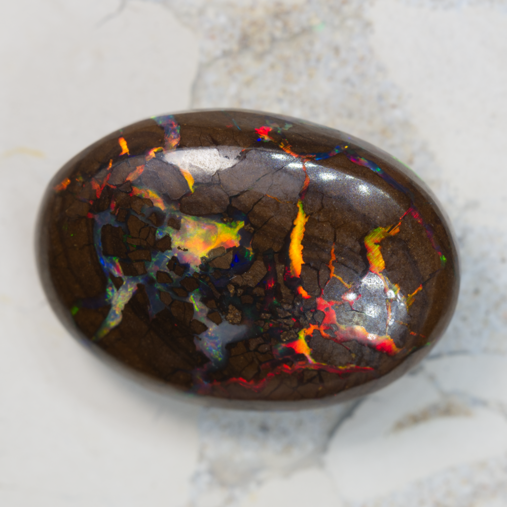 opal boulder cabochon
