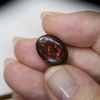 red loose opal boulder stone