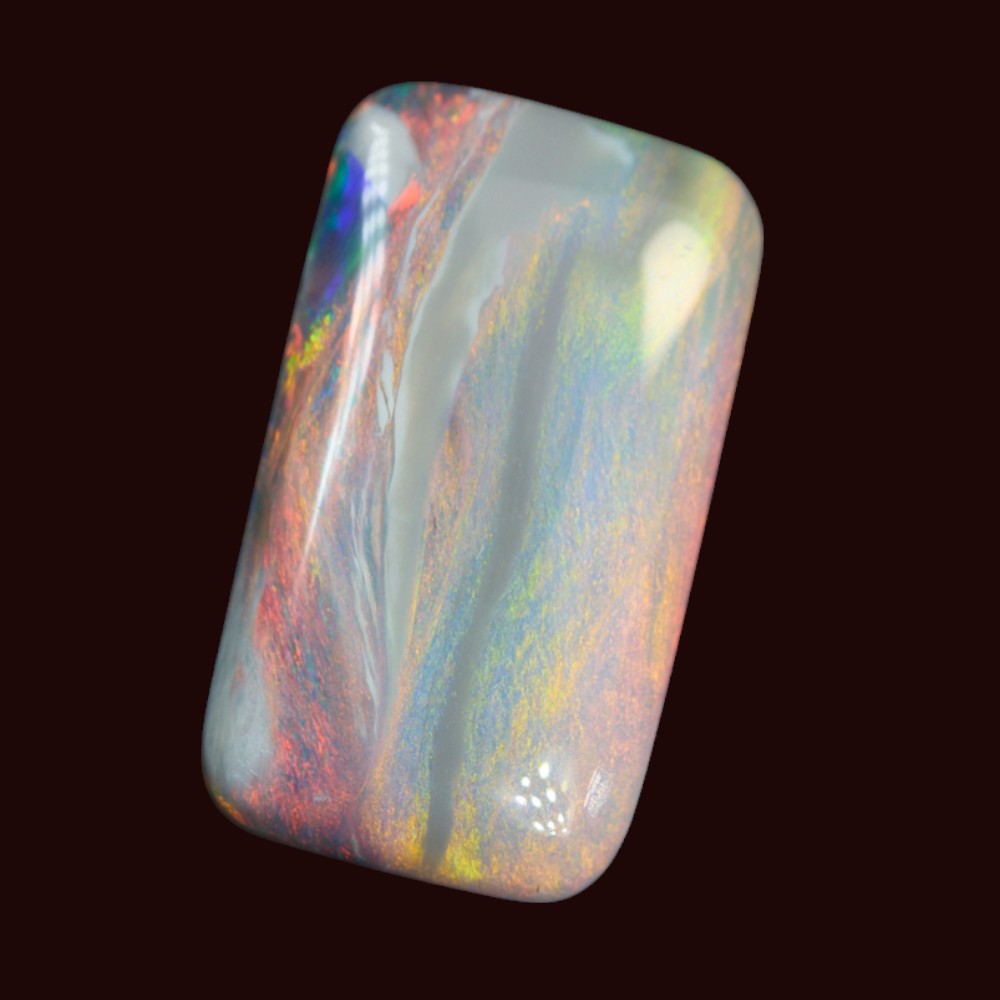 1.48 cts Dark Opal Lightning Ridge Solid Stone