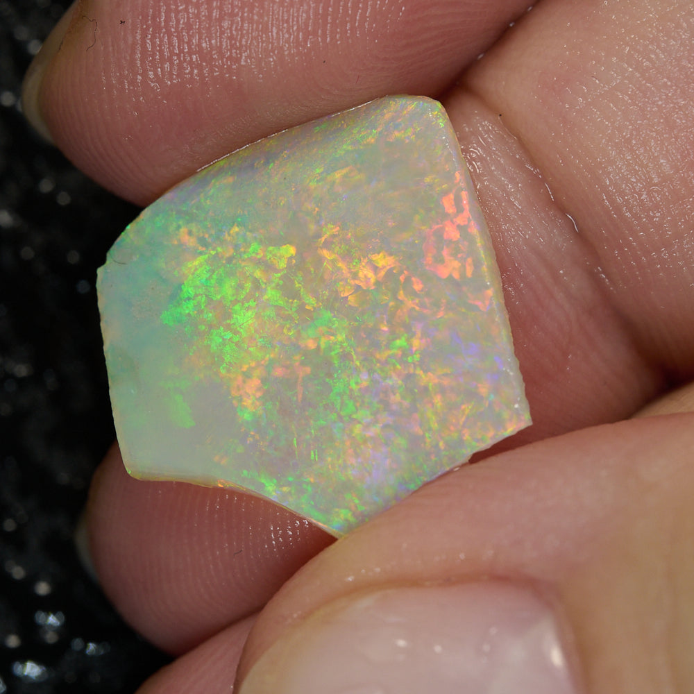 3.31 cts Rough Opal Lightning Ridge Thin For Doublet or Inlay
