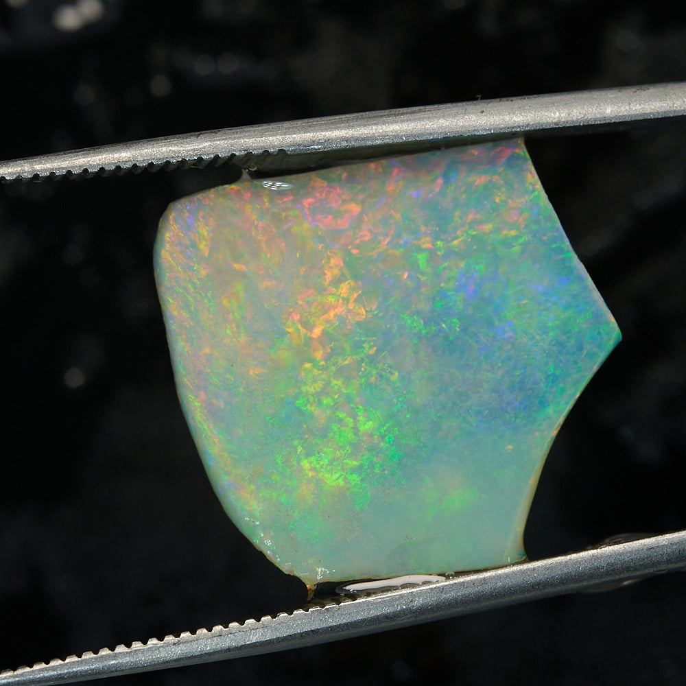 3.31 cts Rough Opal Lightning Ridge Thin For Doublet or Inlay
