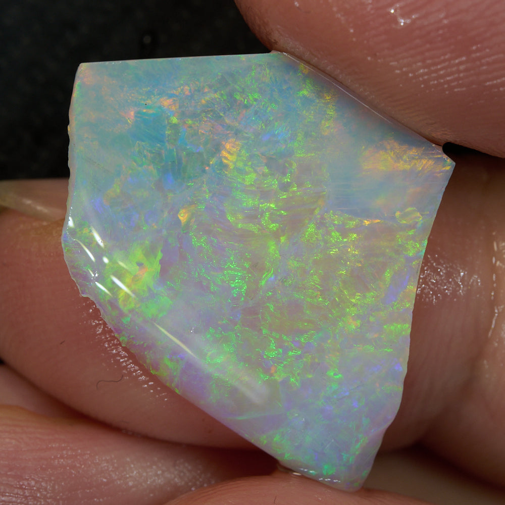4.82 cts Rough Opal Lightning Ridge Thin For Doublet or Inlay